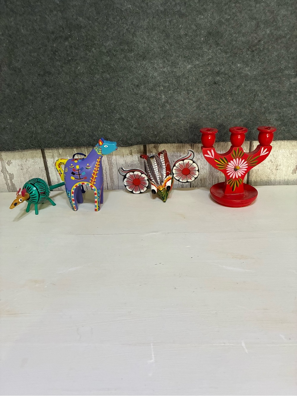 Hand-Painted - Folk Art Accent